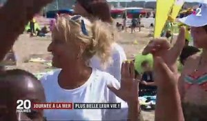 Secours populaire : une journée à la mer pour les enfants sans vacances