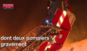 Créteil: incendie d'un immeuble jouxtant l'hôpital Henri-Mondor