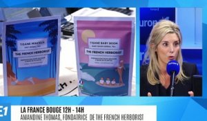 La France bouge : Amandine Thomas, fondatrice The French Herborist, préparation pour infusion à base
