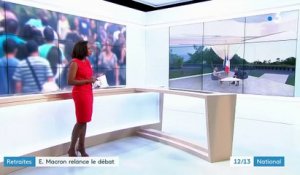 Retraites : Macron en faveur du calcul de la durée de cotisation