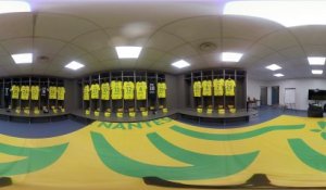 Vidéo 360° : le vestiaire du FC Nantes à Amiens