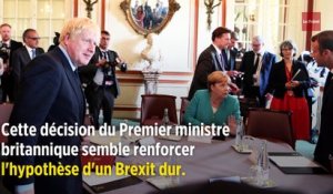 Brexit : pour contrer les oppositions, le gouvernement suspend le Parlement
