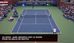 US Open : Gaël Monfils fait le show sur sa balle de match (vidéo)