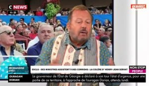 Morandini Live : Henry-Jean Servat en colère, il réagit à la polémique sur la corrida (vidéo)
