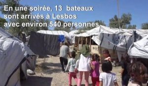 Grèce: le camp de Moria débordé par les nouvelles arrivées de migrants