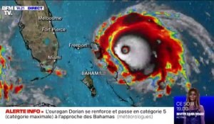 L'ouragan Dorian se renforce et passe en catégorie 5, le niveau maximal, avant d'atteindre les Bahamas