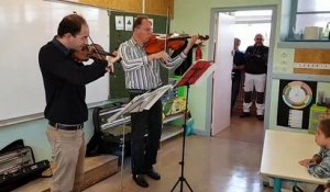 Rentrée en musique à l'école de Plantieres à Metz