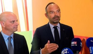 Rentrée scolaire : Édouard Philippe à Clichy-la-Garenne