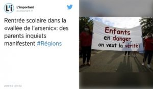 Aude : Rentrée scolaire dans la « vallée de l’arsenic » : des parents inquiets manifestent