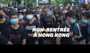 À Hong Kong, les étudiants commencent un boycott de deux semaines