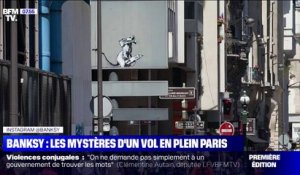 Cette oeuvre de Banksy taguée près du centre Pompidou à Paris a été volée dans la nuit de dimanche à lundi