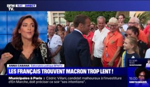 Les Français trouvent Emmanuel Macron "trop lent" !