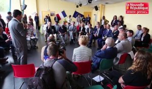 VIDEO. Poitiers : visite de la secrétaire d'Etat Emmanuelle Wargon au lycée du Dolmen