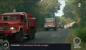 Incendies : de nombreux départs de feu en France