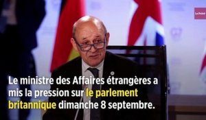 Le Drian dit « non » à un report du Brexit « dans l'état actuel des choses »