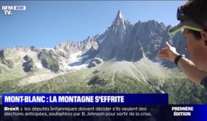 L'inquiétante fonte de la mer de glace dans le massif du Mont-Blanc