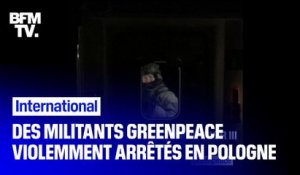 Les images de la violente interpellation de militants Greenpeace par les autorités polonaises