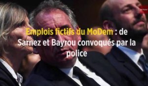 Emplois fictifs du MoDem : de Sarnez et Bayrou convoqués par la police