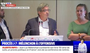 Jean-Luc Mélenchon condamne un "procès politique" à son encontre