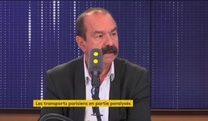 "Si la grève à la RATP est autant suivie, c'est que le problème est important", affirme Philippe Martinez