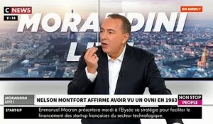 Nelson Monfort raconte dans "Morandini Live" le jour où il a vu un OVNI dans le ciel des Alpes - VIDEO