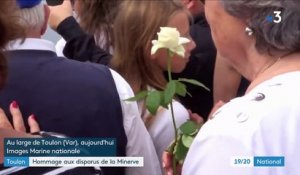 Toulon : hommage aux disparus de la Minerve