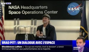 L'échange lunaire entre Brad Pitt et un astronaute de l'ISS