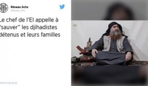 Le chef de l'EI appelle à "sauver" les djihadistes détenus et leurs familles