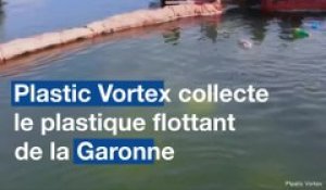 Platic Vortex collecte les déchets flottants de la Garonne