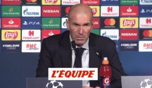 Zidane « Paris a été supérieur » - Foot - C1 - Real
