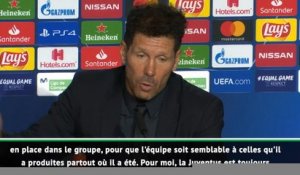 Groupe D - Simeone : "La Juventus peut gagner la Ligue des Champions"