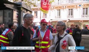 EDF : les salariés en grève contre le projet "Hercule"