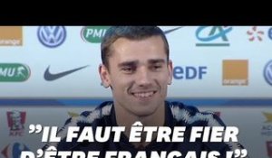 Antoine Griezmann: "Il faut être fier d'être Français !