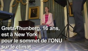 Greta Thunberg à l'AFP: les dirigeants politiques "doivent prendre leurs responsabilités"