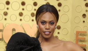 Laverne Cox Supports LGBTQ Workers at the Emmys