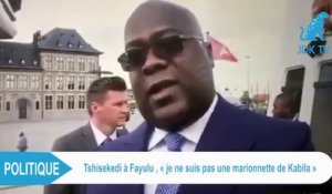Felix Tshisekedi répond à Fayulu : "Je ne suis pas une marionnette de Kabila"