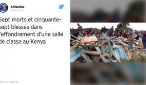 7 écoliers décédés et 57 autres blessés dans l’effondrement d’une salle de classe au Kenya
