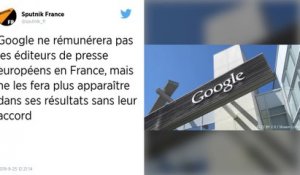 Google ne paiera pas les éditeurs de presse en France pour les extraits de leurs contenus