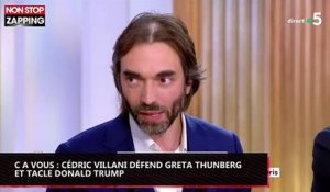 C à vous : Cédric Villani défend Greta Thunberg et tacle Donald Trump (vidéo)