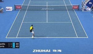 Zhuhai - Monfils rejoint les quarts