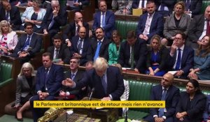 Brexit : le Parlement britannique est de retour mais rien n'avance