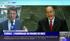 Christian Estrosi: "Jacques Chirac savait avoir les mots et la proximité avec ceux avec qui il travaillait"