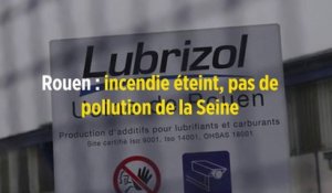 Rouen : incendie éteint, pas de pollution de la Seine