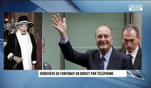 Jacques Chirac mort : Geneviève de Fontenay évoque "sa sympathie"(exclu vidéo)