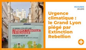 Urgence climatique : le Grand Lyon piégé par Extinction Rebellion