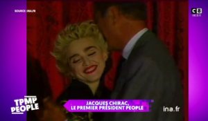 Jacques Chirac : l'ami des people : Dalida, Madonna, Johnny Hallyday...