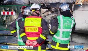 Incendie d'une usine à Rouen : la préfecture rassure, mais les habitants s'inquiètent