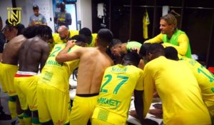 OL - FC Nantes : la joie du vestiaire