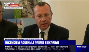 Lubrizol: le préfet maintient que "nous sommes à un état habituel de la qualité de l'air à Rouen"