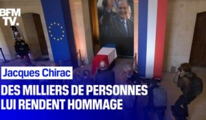 L'hommage populaire à Jacques Chirac rassemble plusieurs milliers de personnes